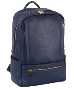 Fashion Faux Backpack GLM-0121 NAVY